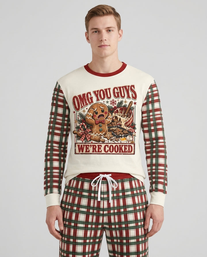 You Guys We're Cooked Bamboo Men's Pajama Set