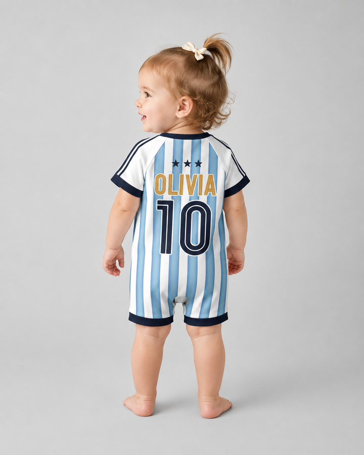 Plantilla PERSONALIZADA de Bambú Pijama Corto con Cremallera