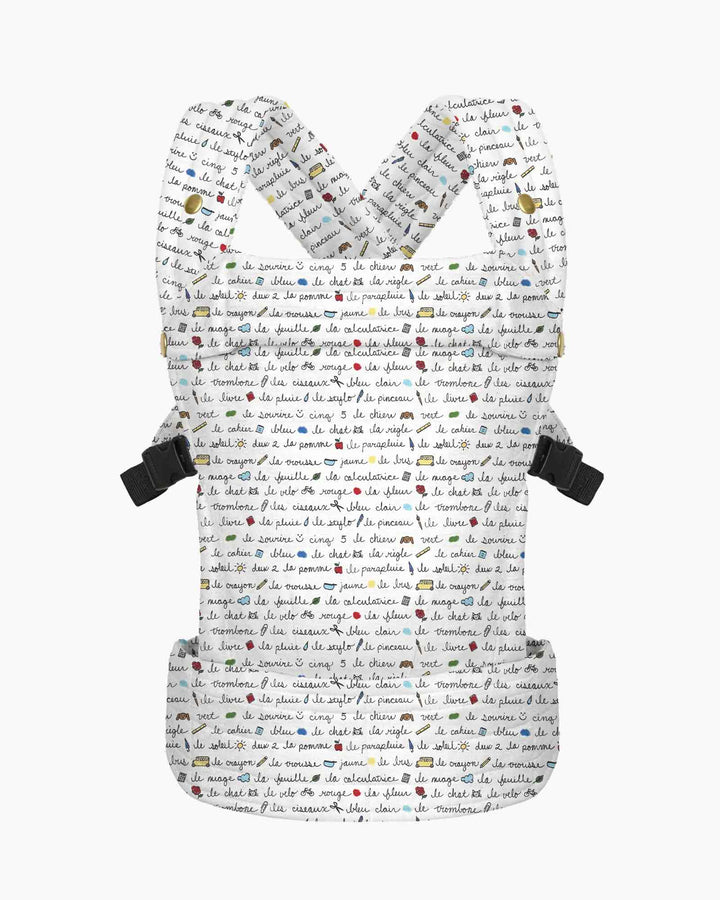 Plantilla de mochila portabebés