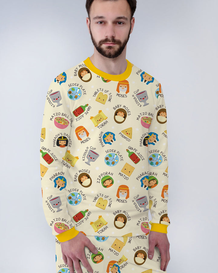 Vorlage Herren-Pyjama-Set