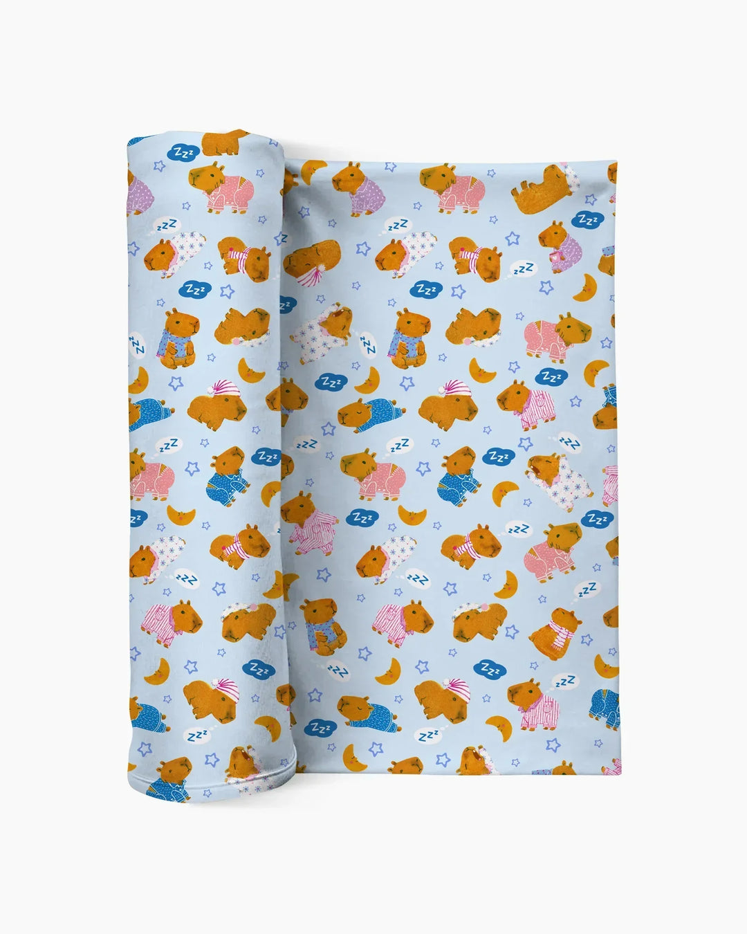 Capyjama Family Matching swaddle blanket