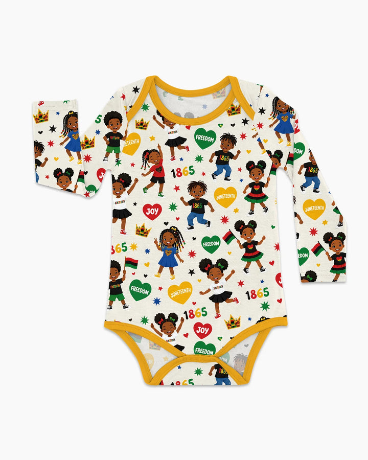 Celebrate Juneteenth Freedom Bamboo Bodysuit