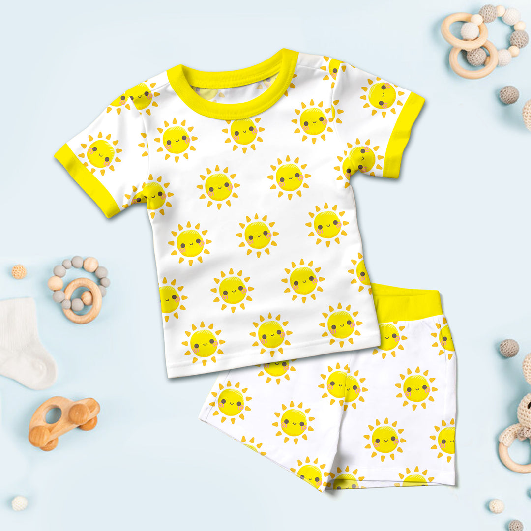 Comfortable Sunshine Bamboo Pajama for Kids – Bright and Soft