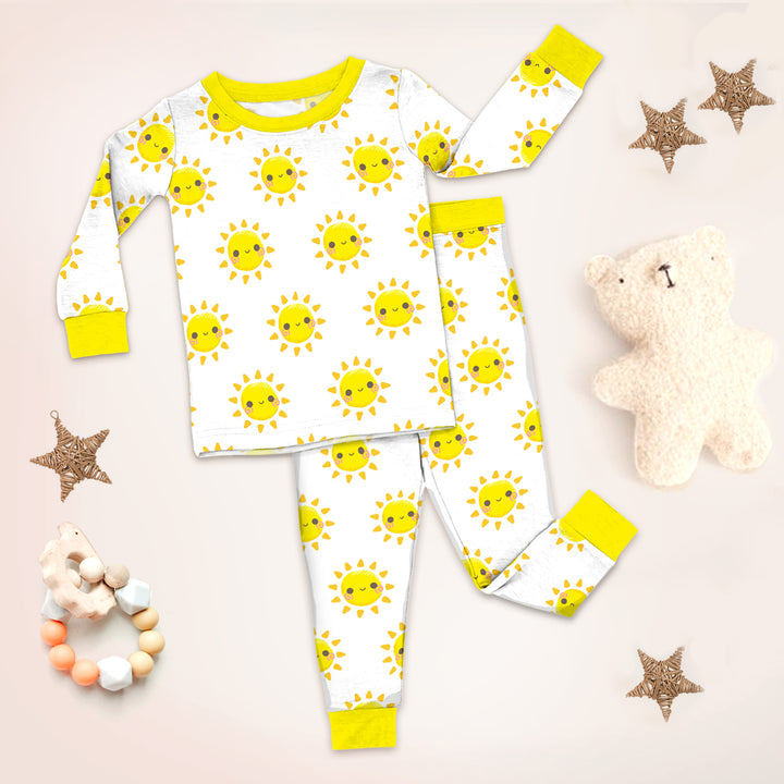 Comfortable Sunshine Bamboo Pajama for Kids – Bright and Soft