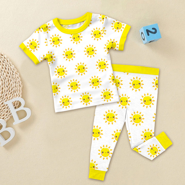 Comfortable Sunshine Bamboo Pajama for Kids – Bright and Soft