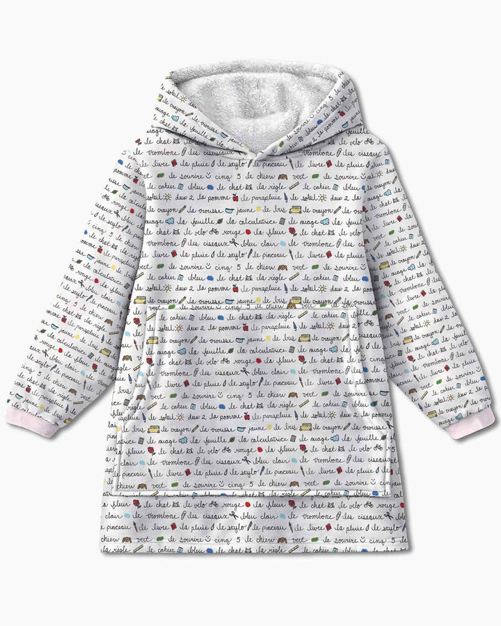 Plantilla de Sudadera Manta de Bambú Personalizada