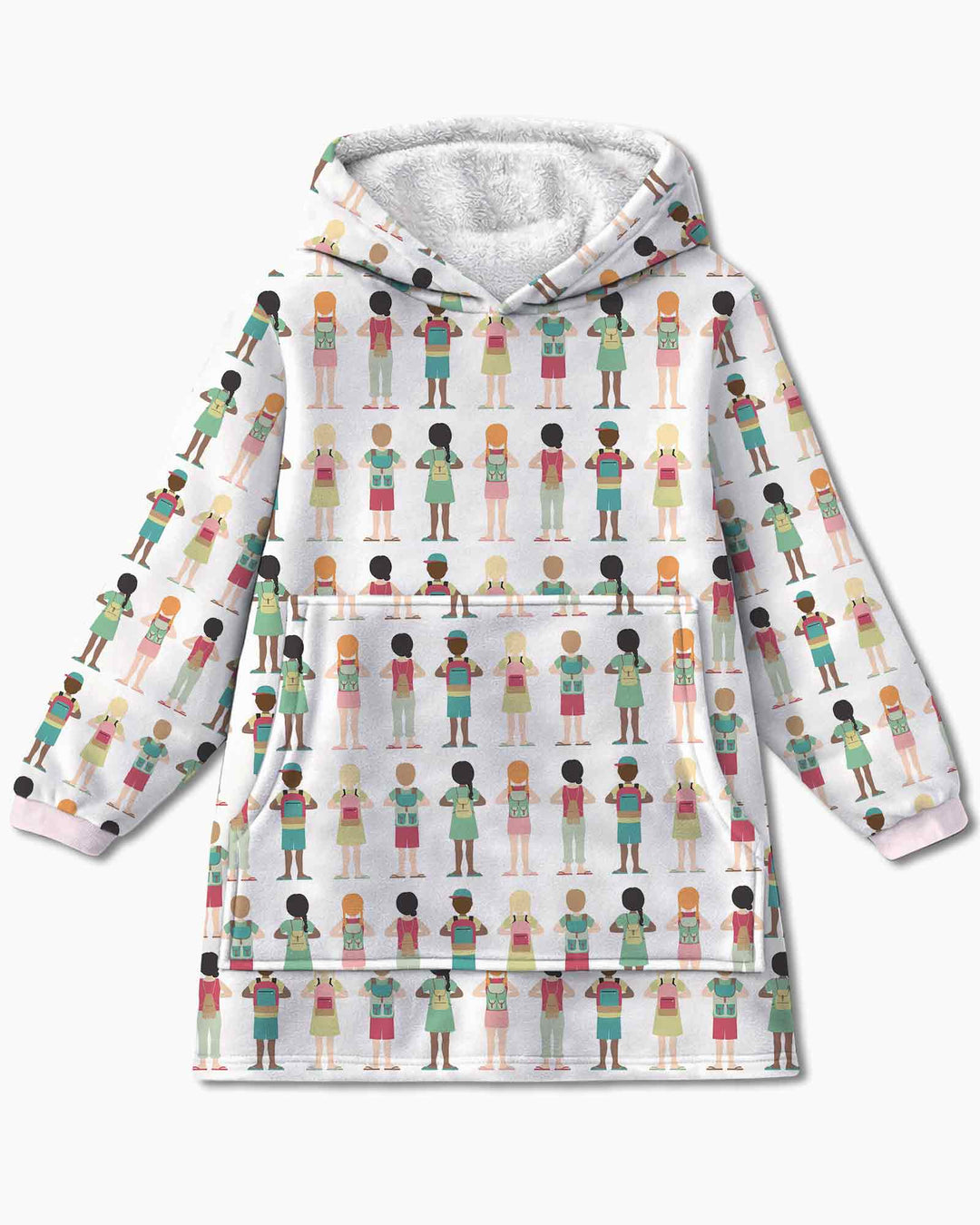 Plantilla de Sudadera Manta de Bambú Personalizada
