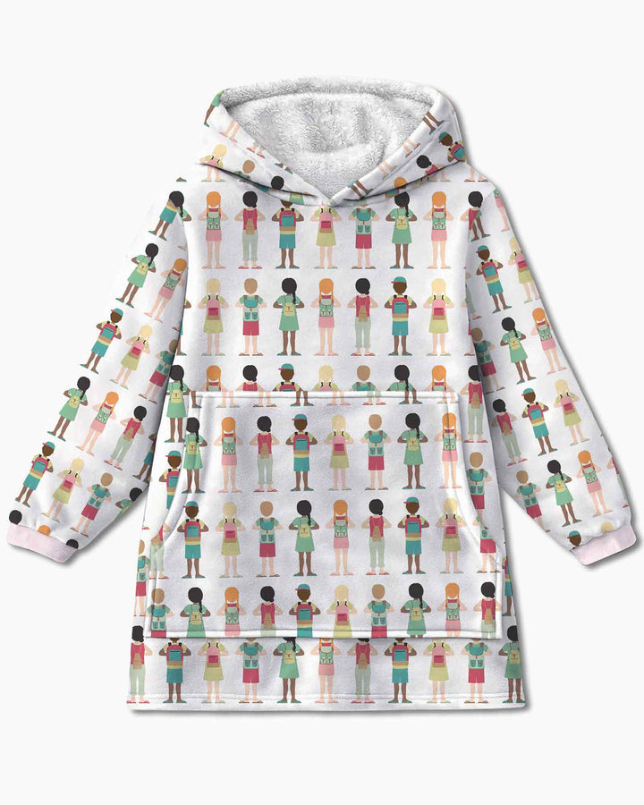 Plantilla de Sudadera Manta de Bambú Personalizada