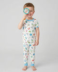 Zweiteiliges, kurzärmliges Pyjama-Set mit Marienkäfern