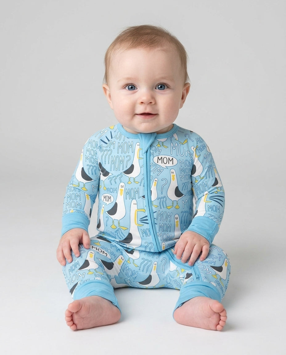 Funny Seagull MOM Convertible Zippy