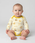 Gerippte Babykleidung mit individuellem Foto - Weich &amp; Skizzenhaft