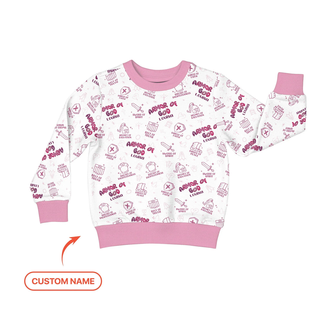 Armor of God Custom Name Crewneck Sweatshirt