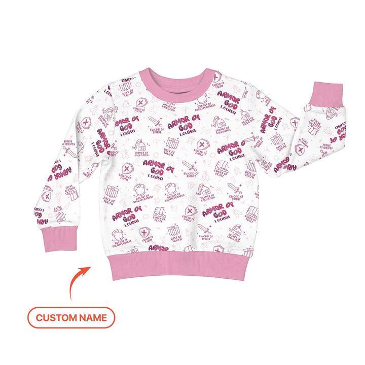 Armor of God Custom Name Crewneck Sweatshirt