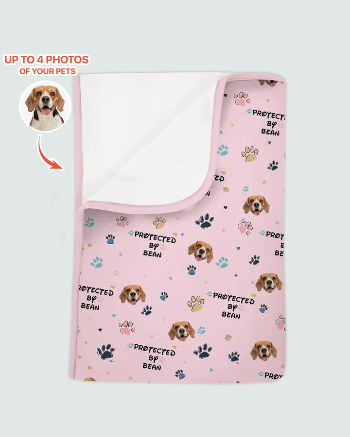 Custom Dog Pattern Blanket