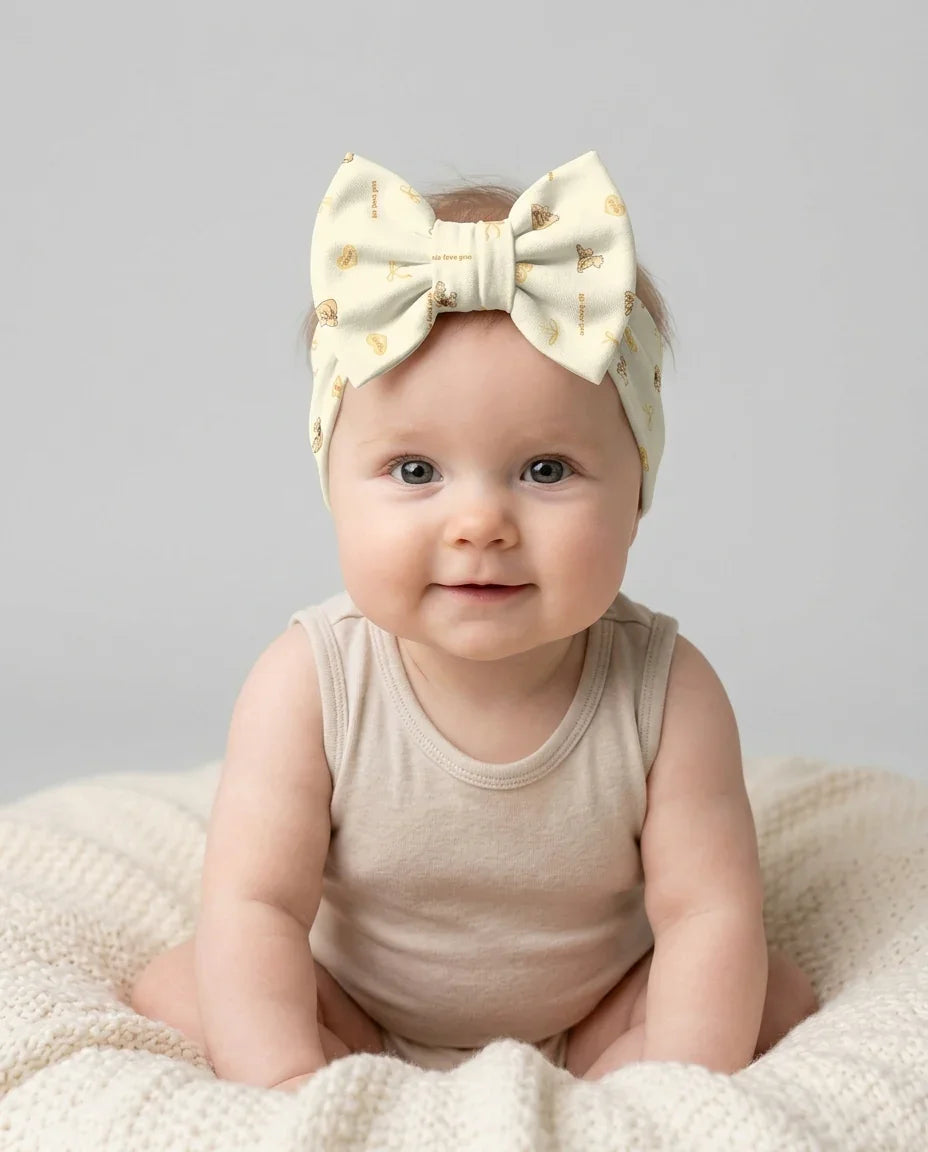 Sweat Yellow Mama Bear Headband