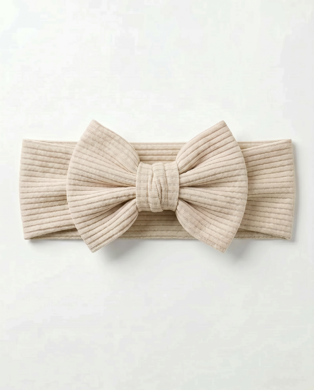 Ribbed Bamboo Luxe Bow Headband