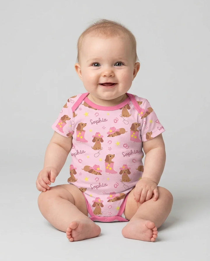 Howdy Dachshund Bodysuit