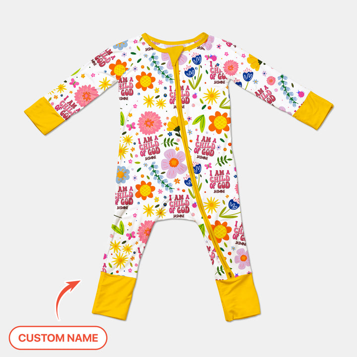 I Am A Child Of God Custom Name Girl Convertible Zippy