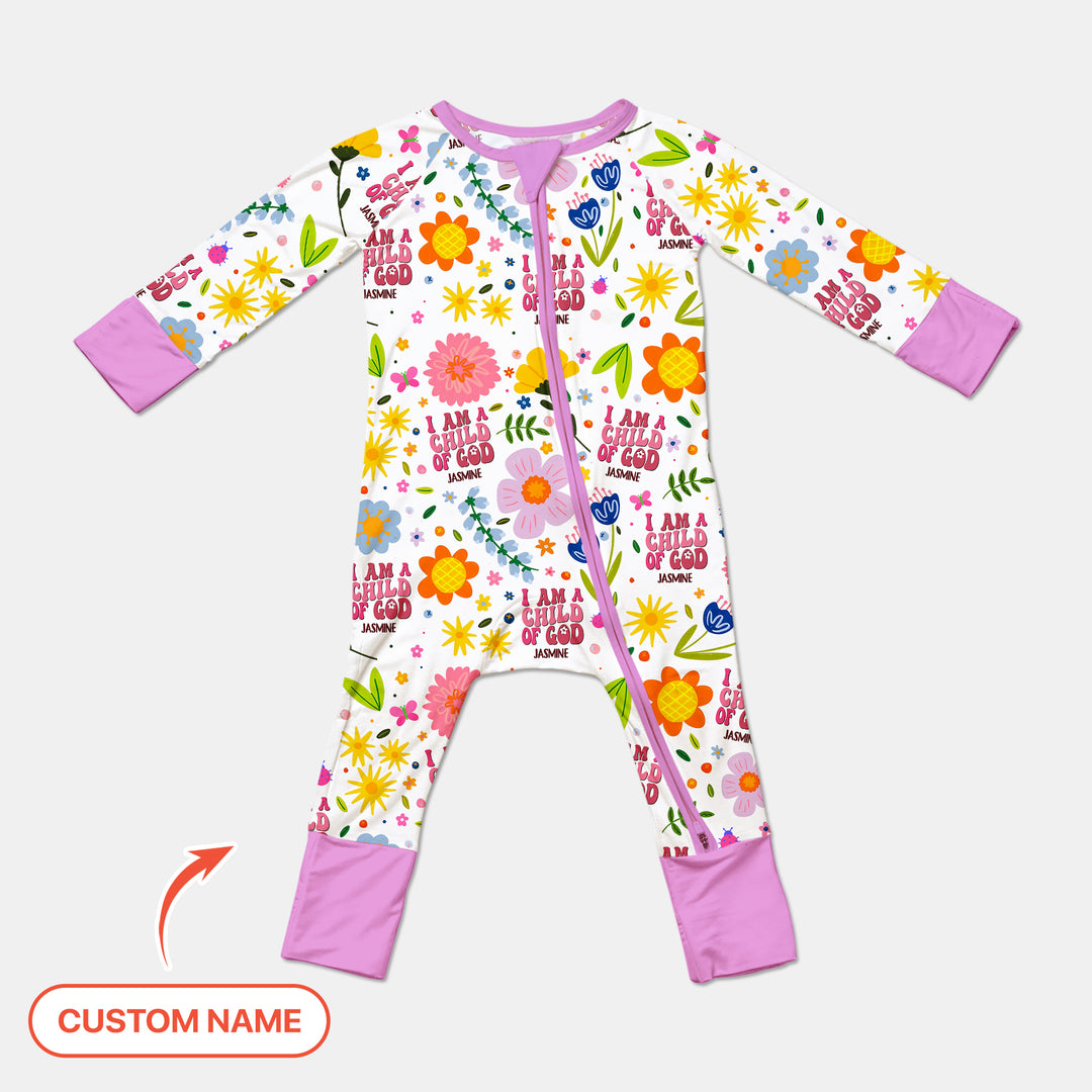 I Am A Child Of God Custom Name Girl Convertible Zippy