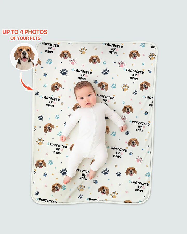 Custom Dog Pattern Blanket