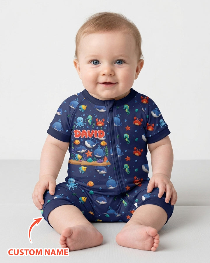 Trending Animal Bamboo Shorty Zippy