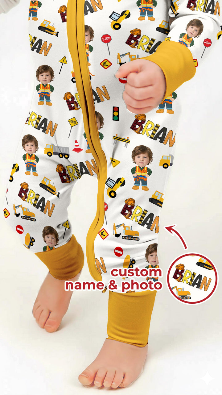 Custom Photo Doodle Little Builder Convertible Zippy