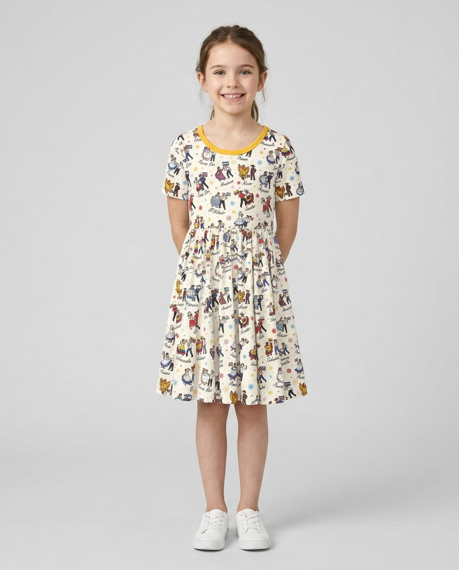 Plantilla Vestido de Bambú Twirl