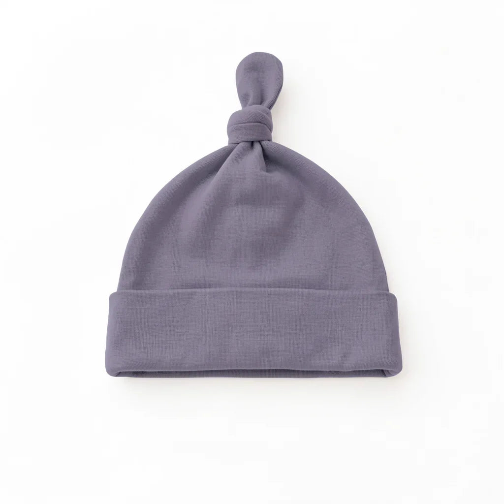 Solid Color Bamboo Knotted Hat