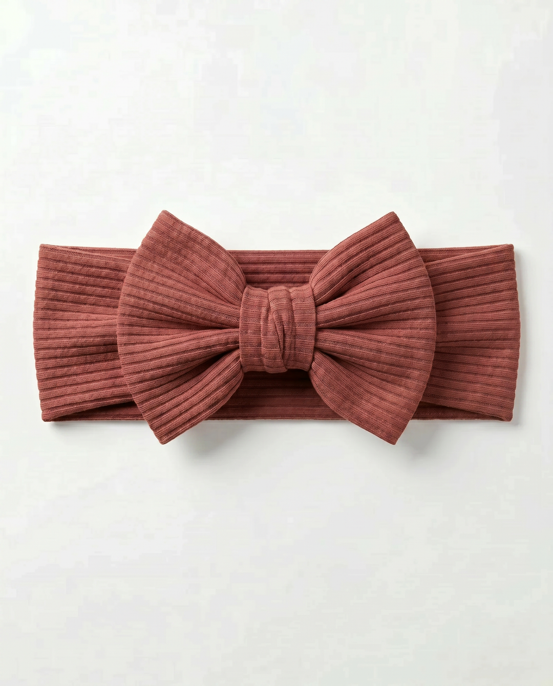 Ribbed Bamboo Luxe Bow Headband