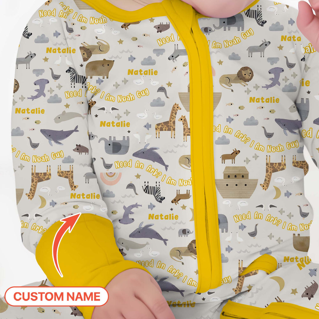 Need An Ark? I Noah Guy Custom Name Convertible Zippy