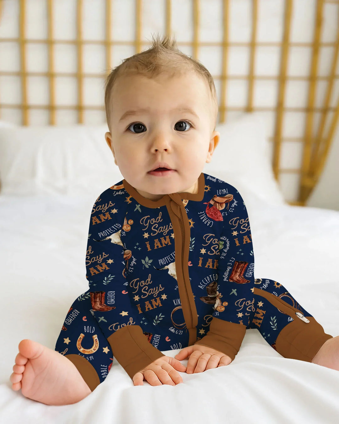 Gerippte Babykleidung mit individuellem Foto - Weich &amp; Skizzenhaft