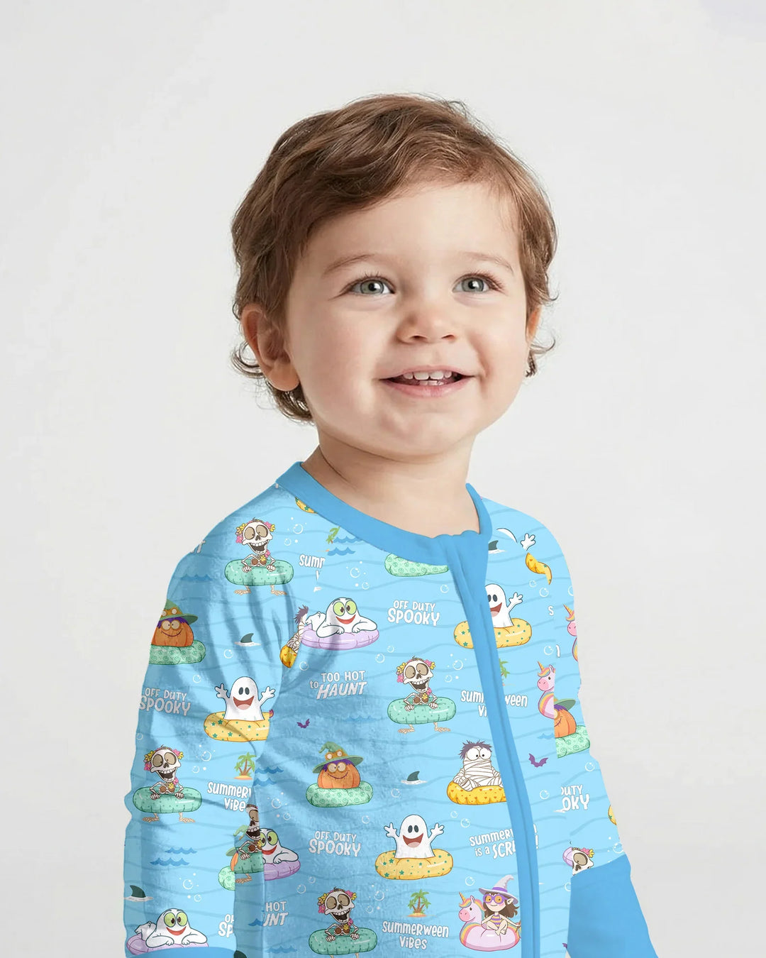 Summerween Cartoon Bamboo Convertible Zippy