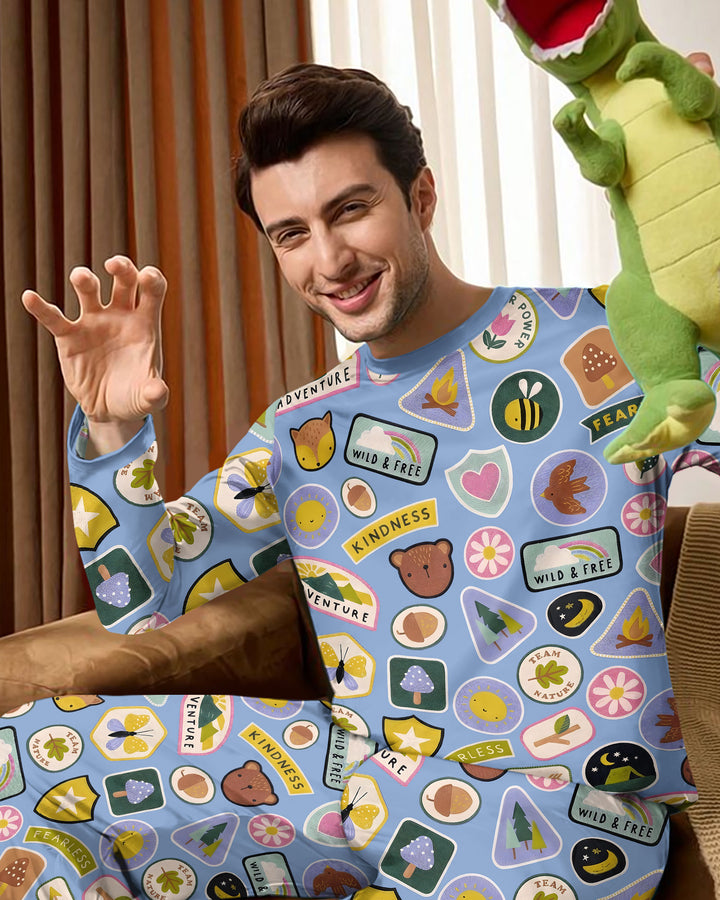 Little Explorer Bamboo Men's Pajama Set