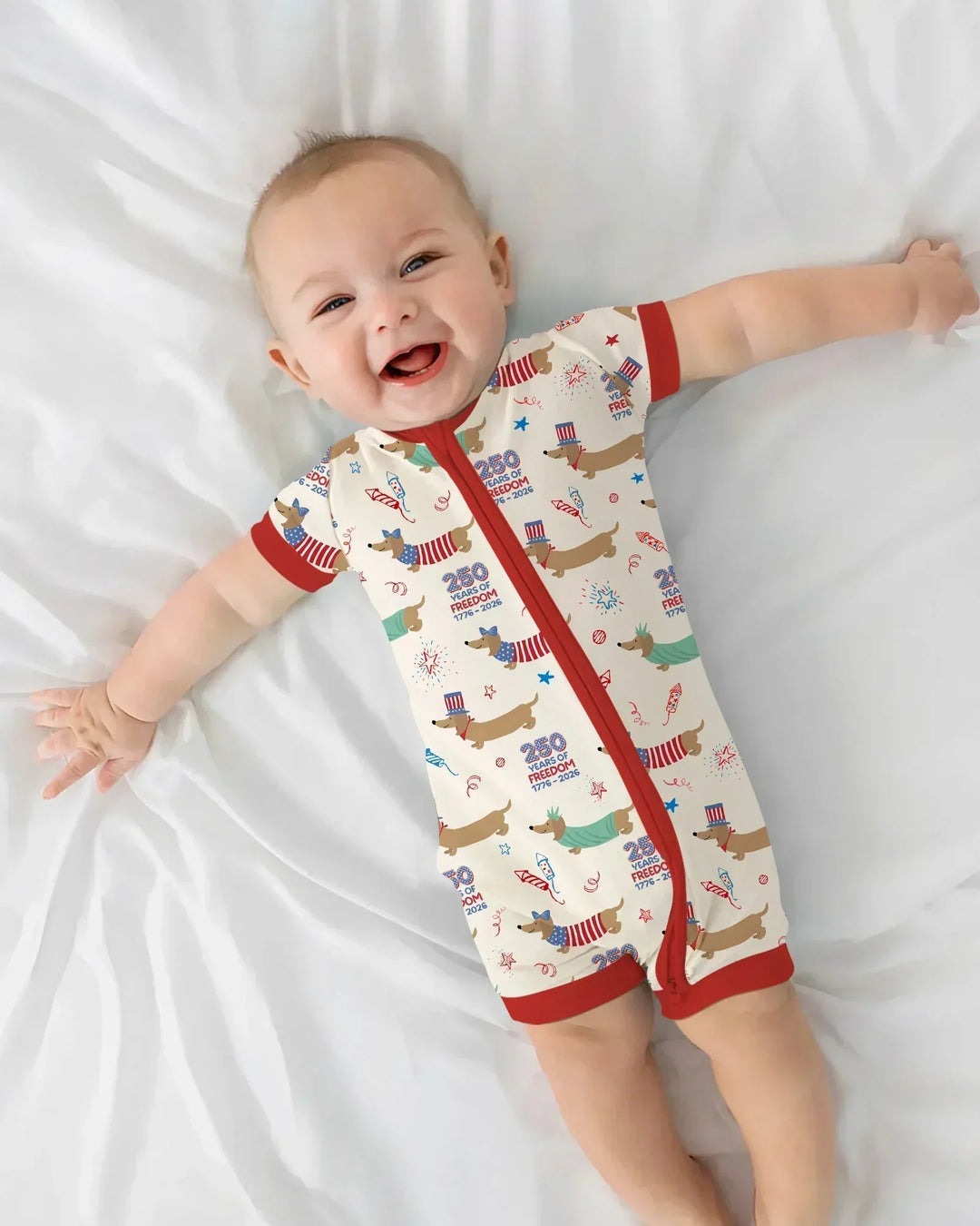 250 Years Of Freedom Shorty Zippy