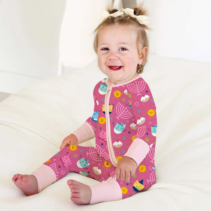 Hanukkah Little Dreidel Family Convertible Zippy