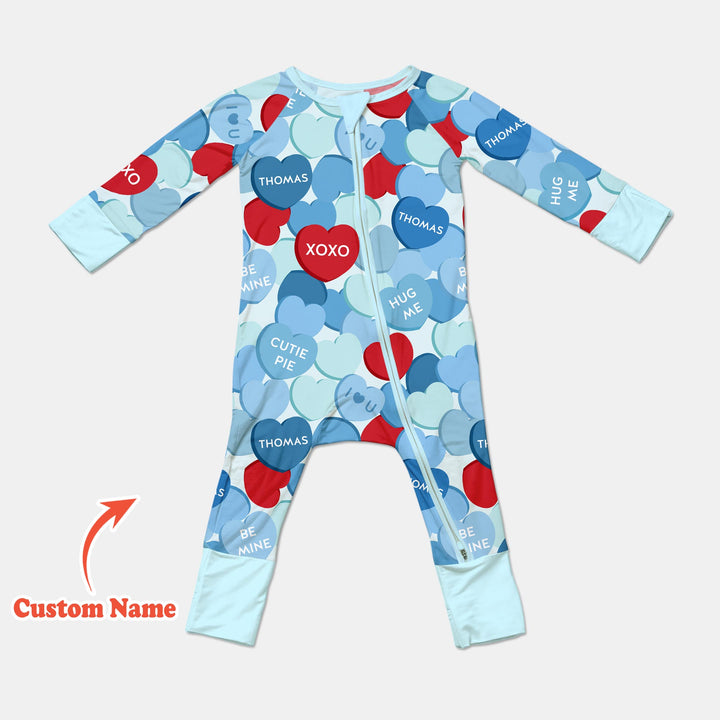 Valentine Candy Crush Family Matching Convertible Zippy