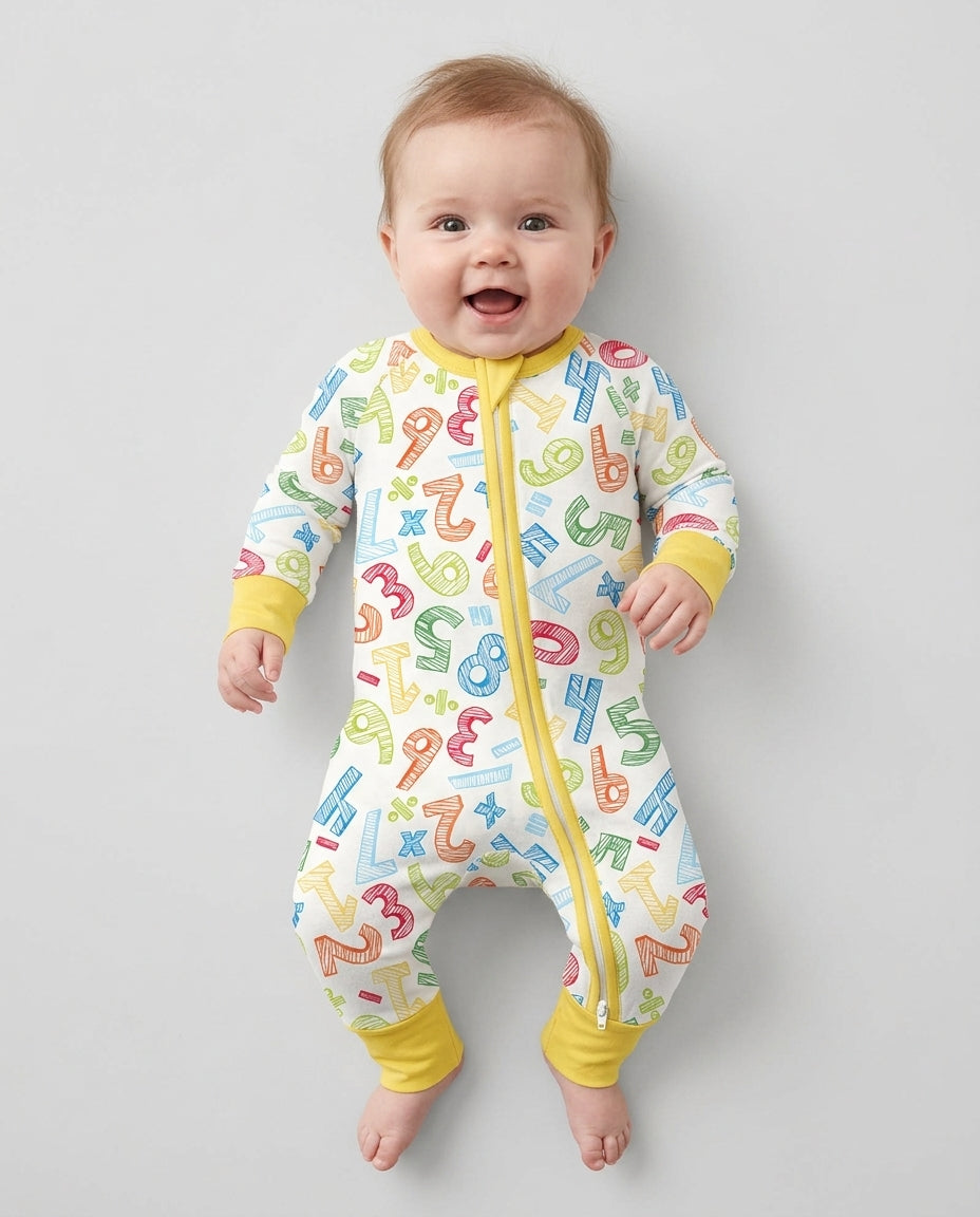 Math Doodles Bamboo Convertible Zippy