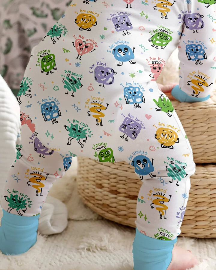 Gerippte Babykleidung mit individuellem Foto - Weich &amp; Skizzenhaft