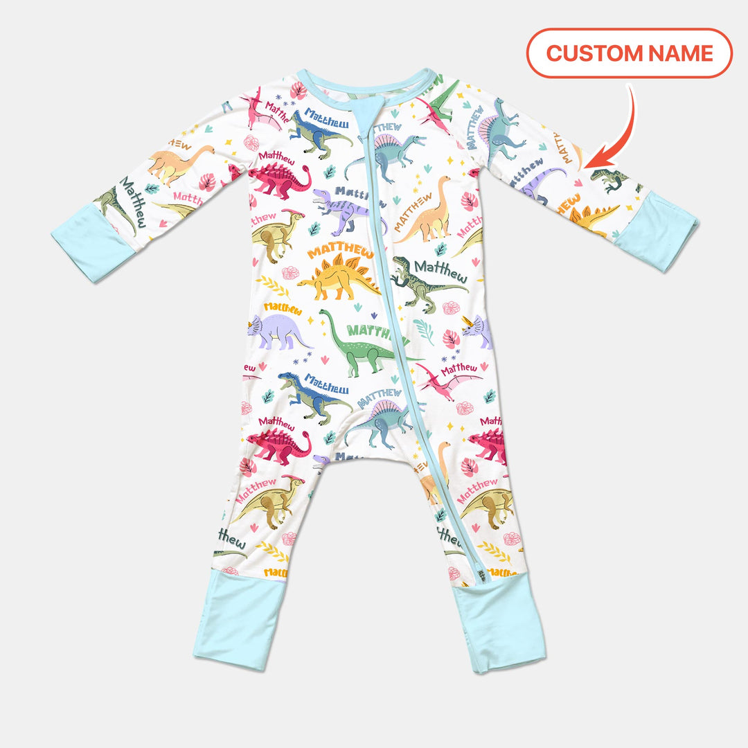 Dino Roar Custom Name Convertible Zippy