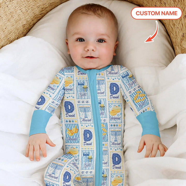 Light of Hanukkah Custom Name Convertible Zippy