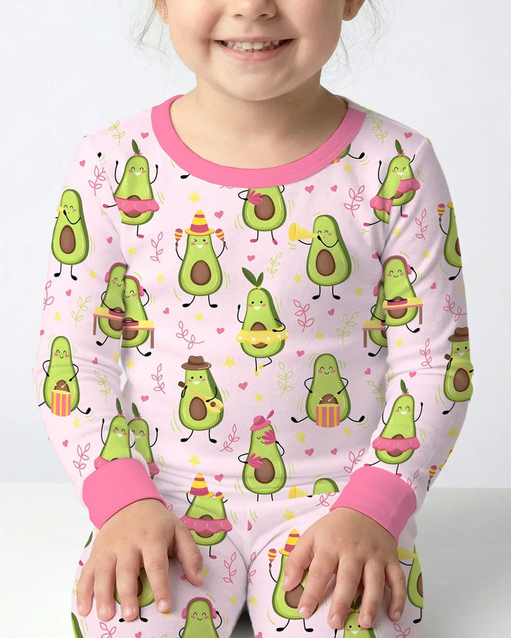 Avocado Fiesta Two Piece Long Sleeve Pajama Set