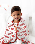 Manta de bambú Valentine Kiss con nombre personalizado