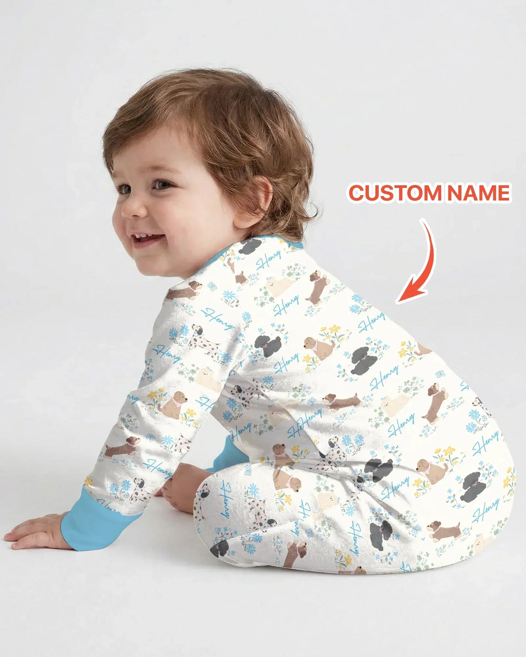 Gerippte Babykleidung mit individuellem Foto - Weich &amp; Skizzenhaft