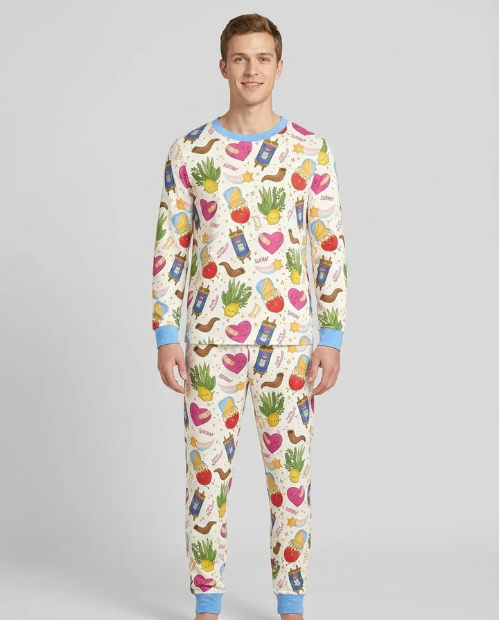 plantilla Conjunto de Pijama de Bambú para Hombre