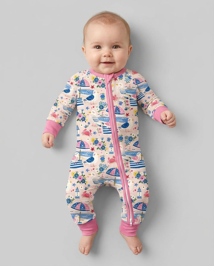 Gerippte Babykleidung mit individuellem Foto - Weich &amp; Skizzenhaft