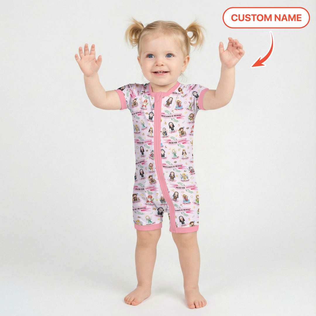 Holy Saints of Heaven Custom Name Shorty Zippy