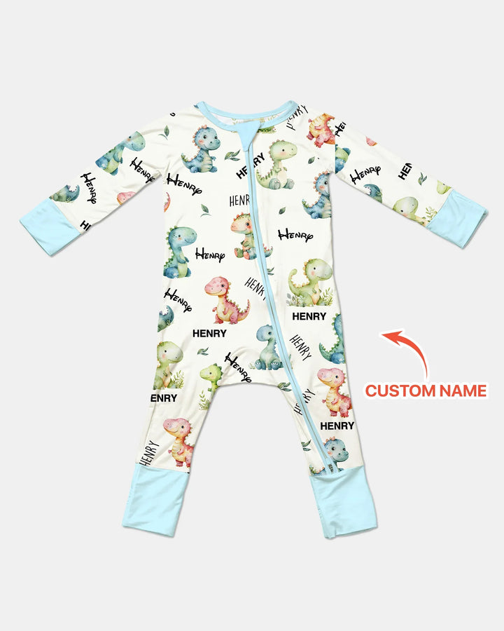 Dinosaur Custom Name Convertible Zippy