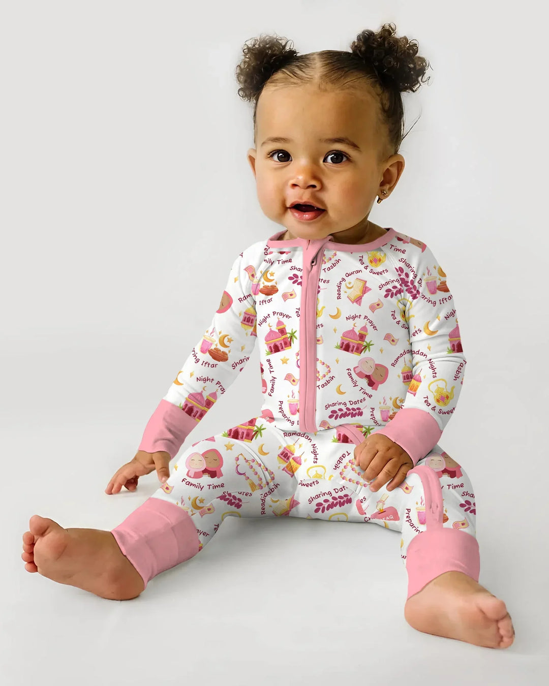 Ramadan Mubarak Matching Family Convertible Zippy