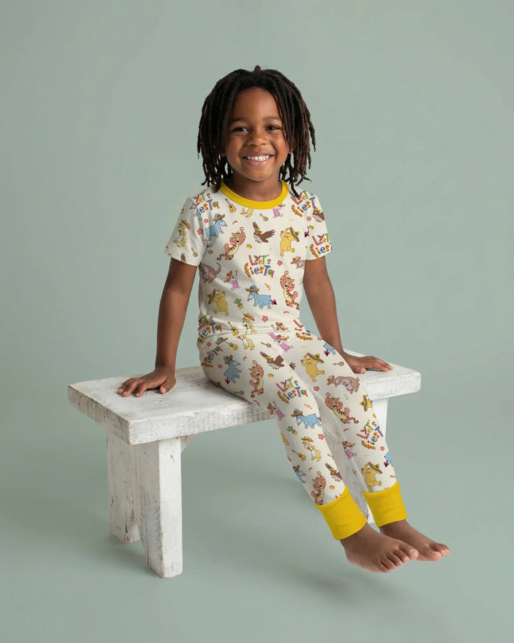 Let's Fiesta Bamboo Two Piece Short Sleeve Pajama Set