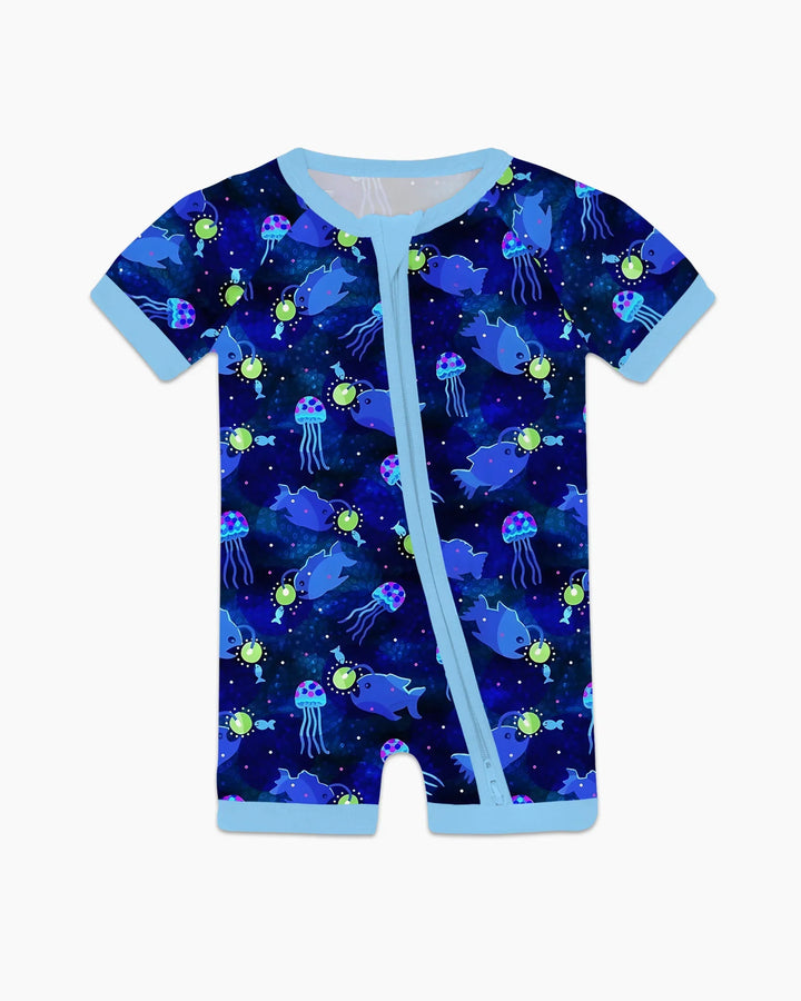 Happy Glow Fish Bamboo Shorty Zippy